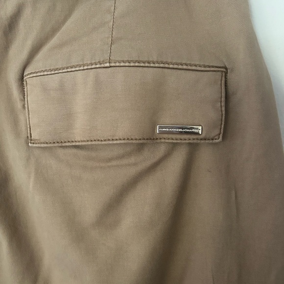 White House Black Market Beige Tapered Ankle High Rise Pants - Picture 14 of 15